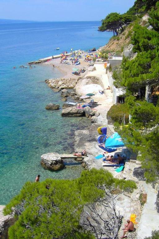 Amazing View Over The Beach Omiš Kültér fotó